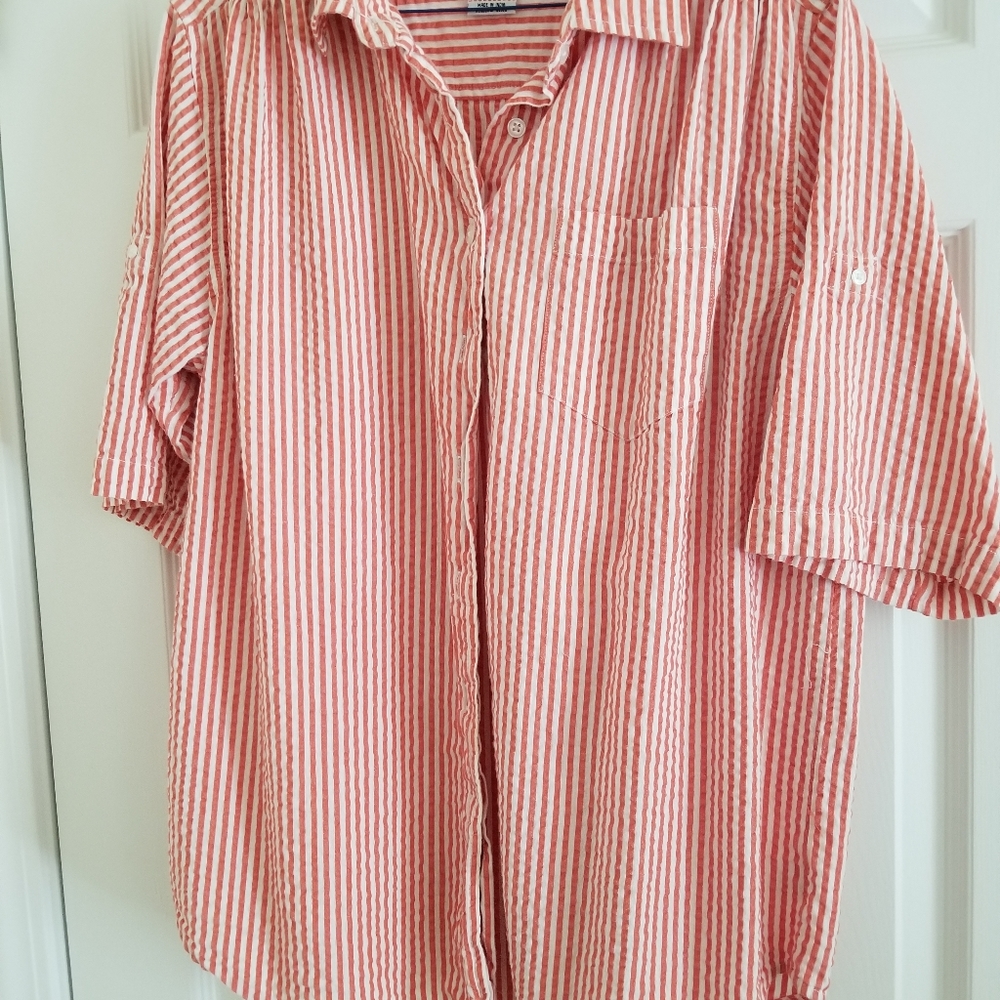 Short sleeve summer  blouse